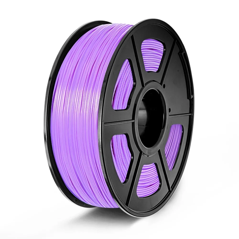 PLA-luminouse purple SUNLU 1,75 мм PLA нить для FDM принтера Eco-Friendlu нить Полимолочная кислота полилактидные материалы для DIY модель печати - Цвет: PLA-luminouse purple