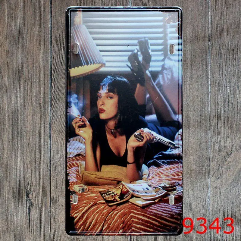 Металлическая жестяная вывеска целлюлозно-фантастический Декор Бар Паб