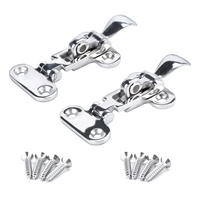 2 pieces boat locker hatch anti rattle latch fastener 316 stainless steel clamp 4 38 for rowsail skiff boat yacht accessories