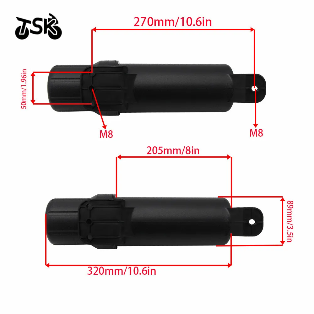 For cross-country motorcycle accessories tool tube gloves umbrella storage box waterproof belt anti-theft groove ring images - 6