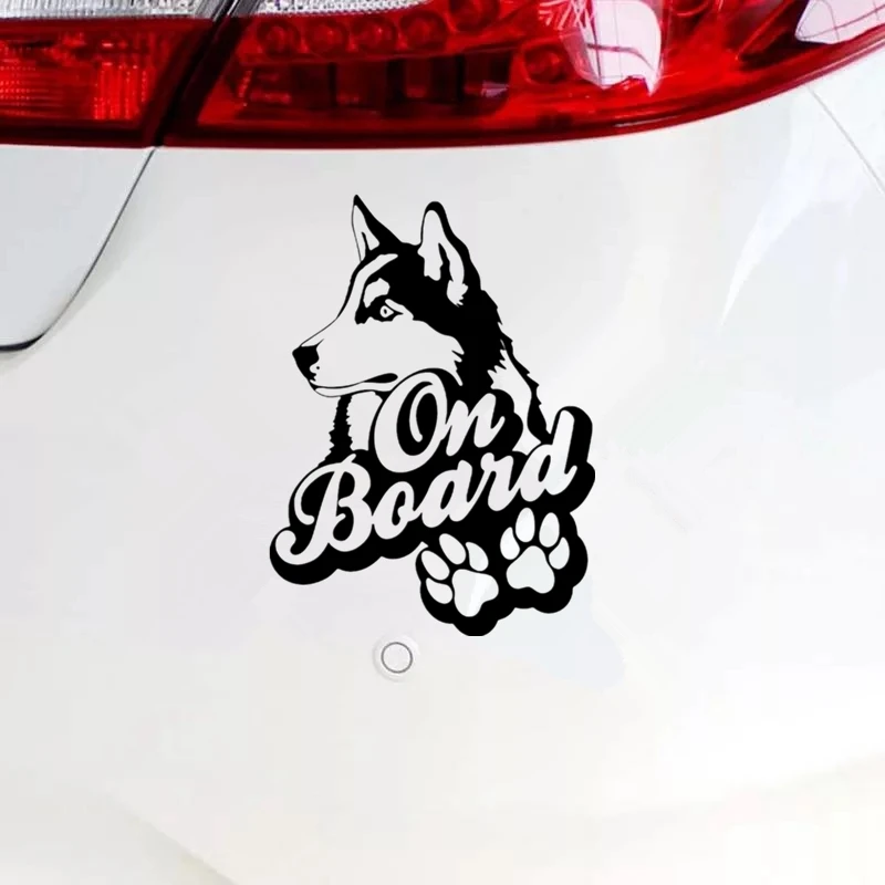 CS-1693#14*19см наклейки на авто Хаски в машине водонепроницаемые машину наклейка для