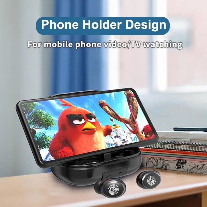 

V5.0 Touch Tws Waterproof Wireless Bluetooth Earphone Gaming Headset LED-Display Mini Sport Bluetooth Earphone Stereo For Iphone