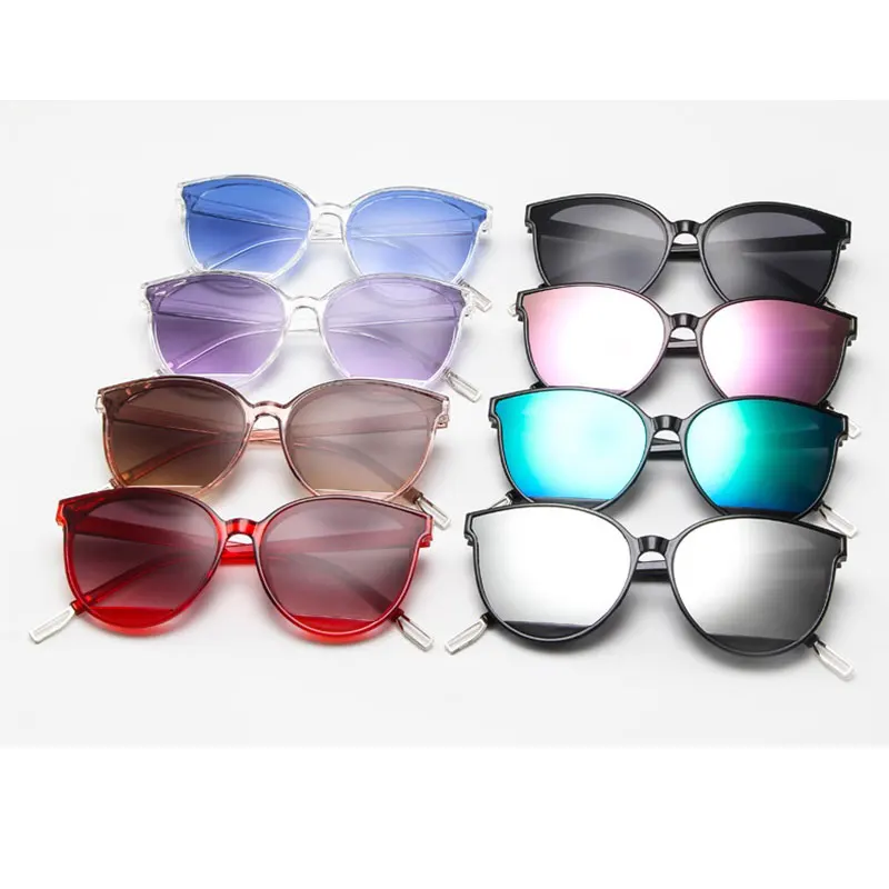 Круглые Солнцезащитные очки в стиле ретро розовое золото женские брендовые