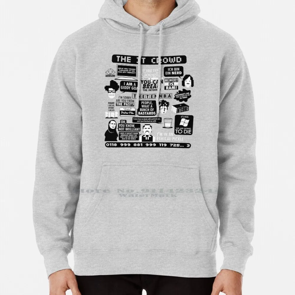 

The It Crowd Quotes Hoodie Sweater 6xl Cotton It Crowd Moss Roy Richmond Jen Computer Nerd Geek Tech Quotes Vector Cool Funny
