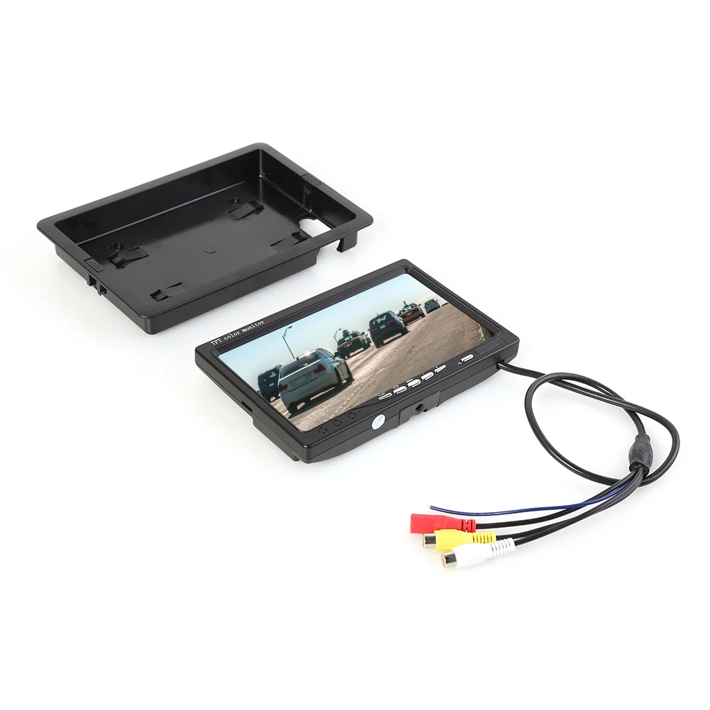 Монитор Автомобильный 7 &quotTFT LCD HD 800*480 экран с 2-полосным видеовходом цветной для