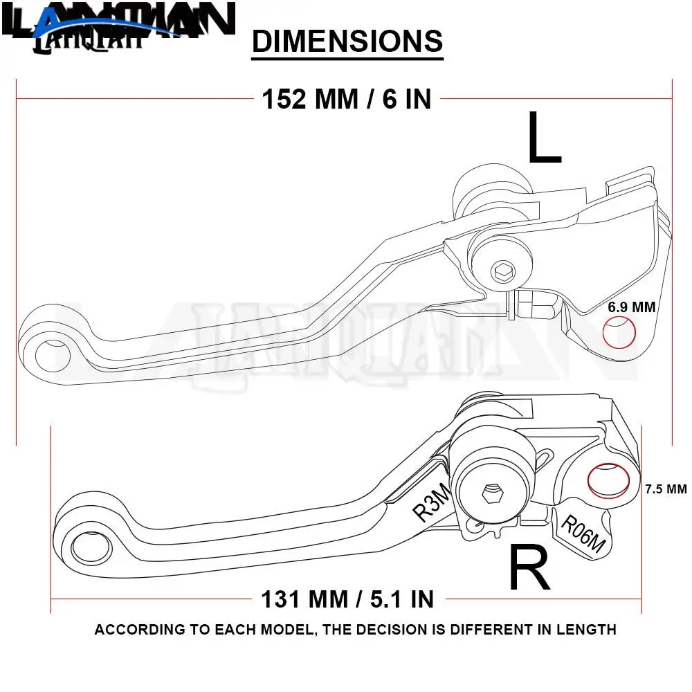 Рычаги тормозной муфты CNC для мотоциклов кроссовый рычаг Бета RR/RS 4T 2008 2009 2010 2011 RR4T
