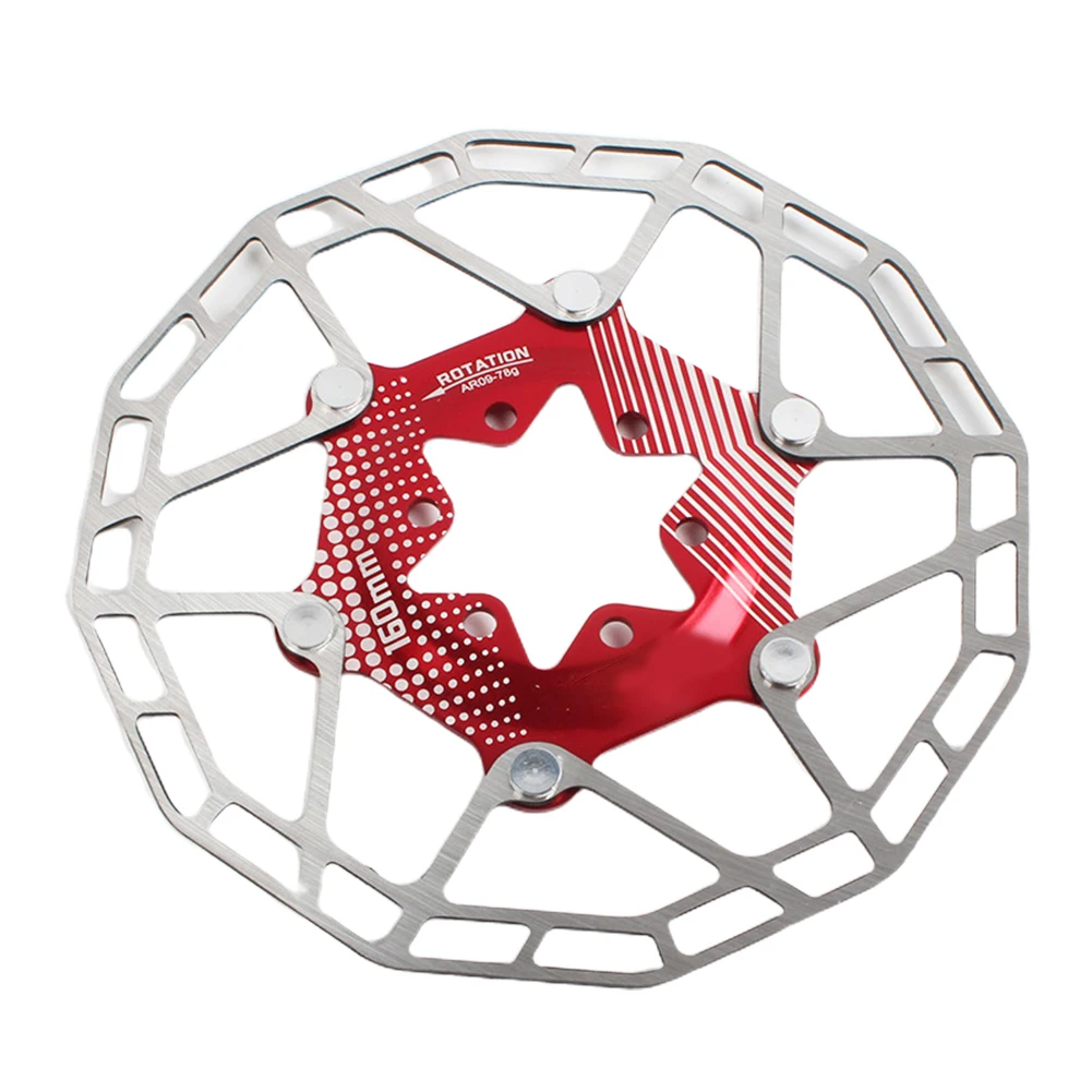 Сверхлегкий тормозной ротор 160 мм для горного велосипеда шесть гвоздевых