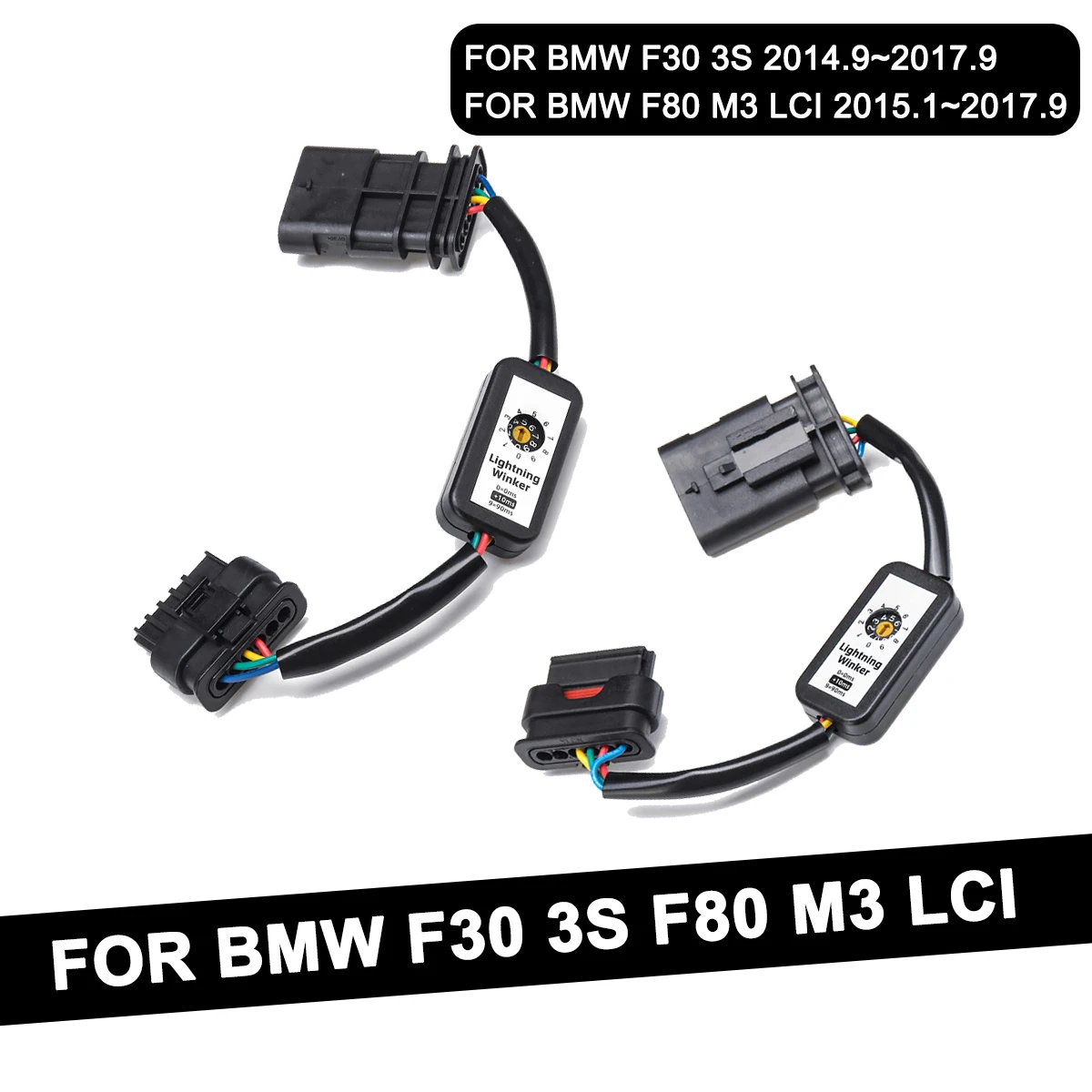 Динамический указатель поворота для BMW F30 3s F80 M3 LCI 2 шт. Задний сигнал левой и