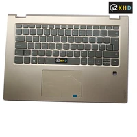 new for yoga 520 14ikb flex5 1470 uk backlit keyboard with touchpad shell c gold cover palmrest upper case laptop 5cb0n67718