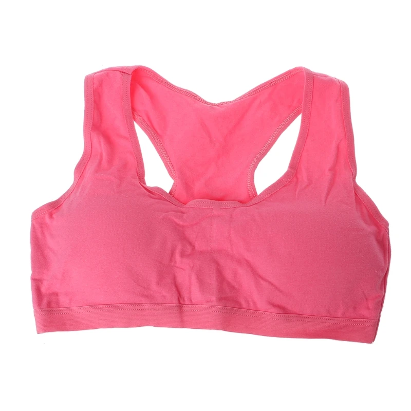 

Cotton Young Girls Kid Underwear For Sport Wireless Small Training Puberty Bras