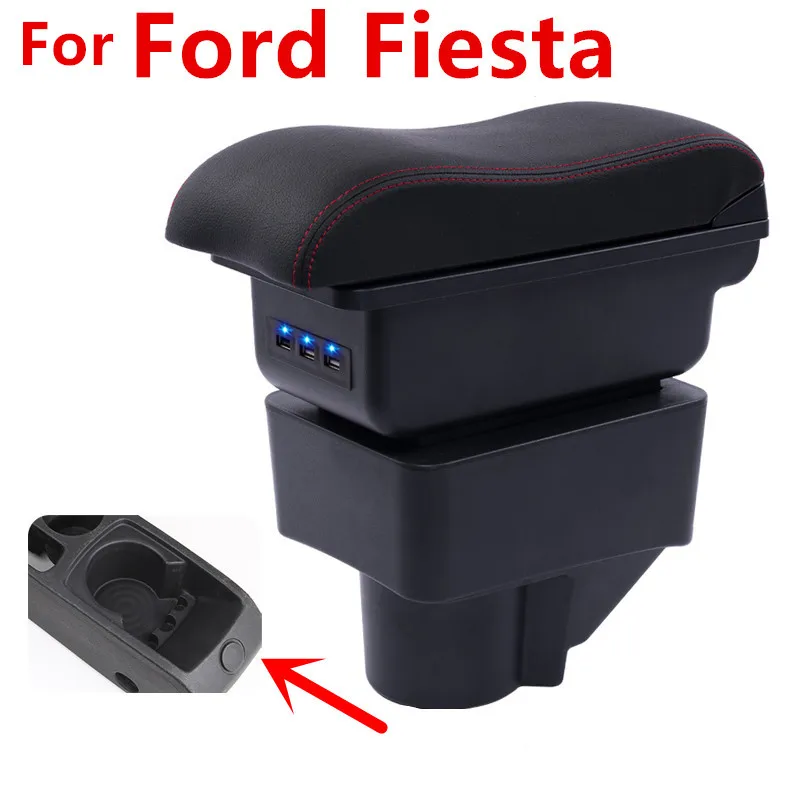 Подлокотник для Ford Fiesta универсальный подлокотник подставка чашки пепельница