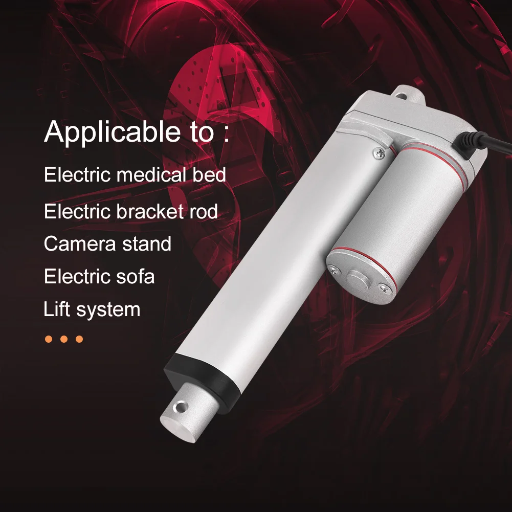 Электрический линейный привод прямолинейной линии высокой мощности с ходом 100 мм