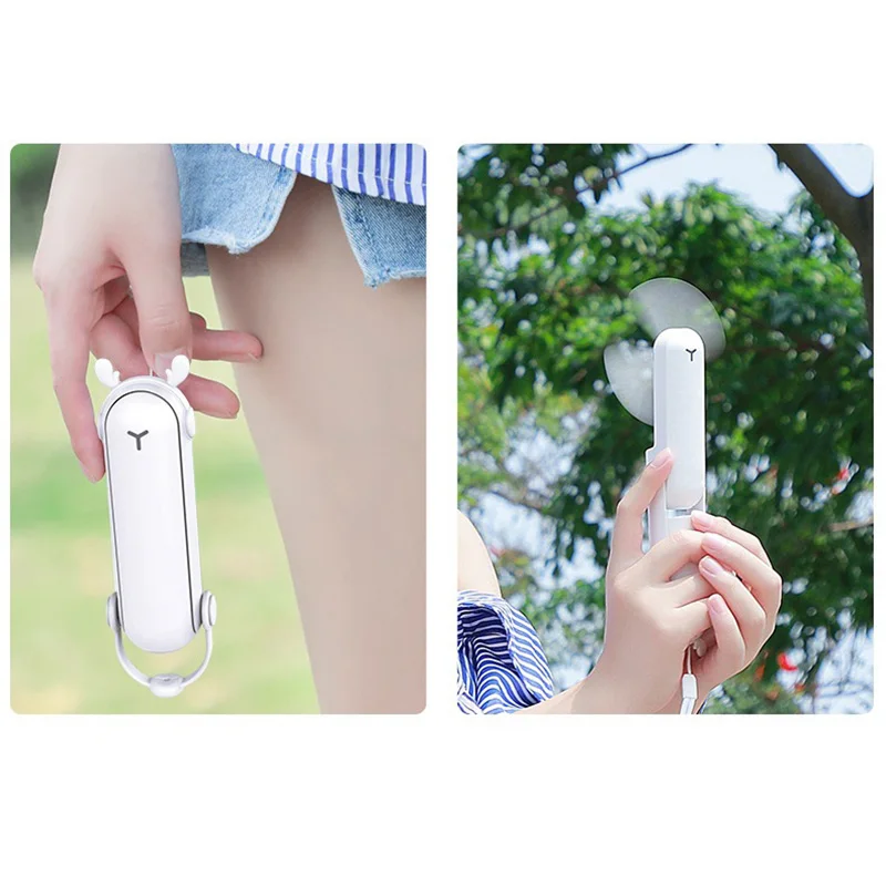 

USB Fold Fans Electric Portable Hold Small Fans Small Household Electrical Appliances Desktop Electric Fan