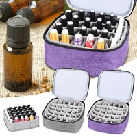 30 bottles essential oil carry bag portable large capacity double layer travel nail polish essential oil box storage organizer