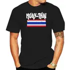 Мужская черная футболка с рисунком флага Тайланда из муай-тайского флага для смешанных боевых искусств, каратэ, дросселей, Bjj, новинка 2019, брендовая одежда, модные футболки с графическим рисунком