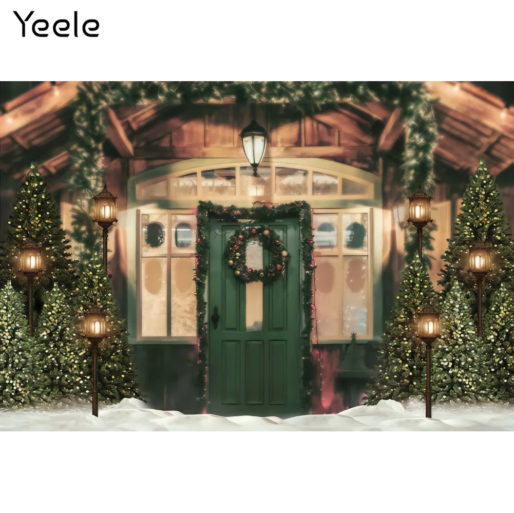 

Рождественский фон Yeele, фотосессия, снег светильник свет, цветы, деревья, детский портрет, реквизит, Детская фотография для фотостудии