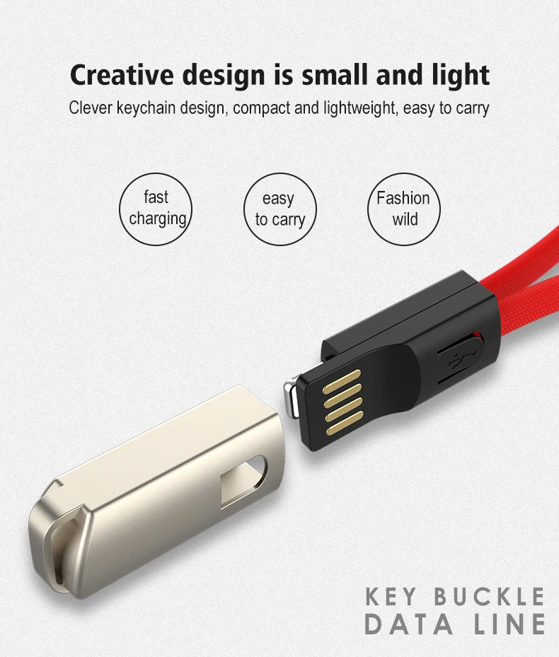 usb кабель 3 в 1 Портативный брелок кабель usb type c Для iPhone 7 8 Huawei P30 Samsung S10 USB C быстрая зарядка зарядка для айфона
