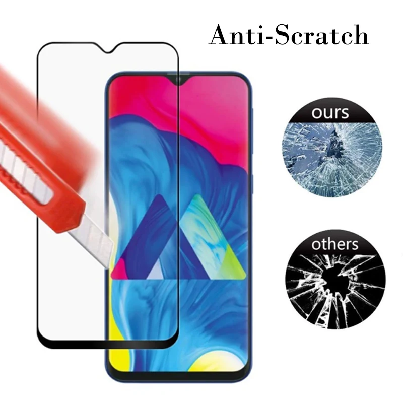 Защитное стекло закаленное 9H для Samsung Galaxy A10 A20 A20E A30 A40 A50 A70 M10 M20 M30|Защитные стёкла и