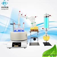 spd 5l lab shortpath glassware distillation apparatus set with round bottom boil flask with distilling heating mantle stirrer
