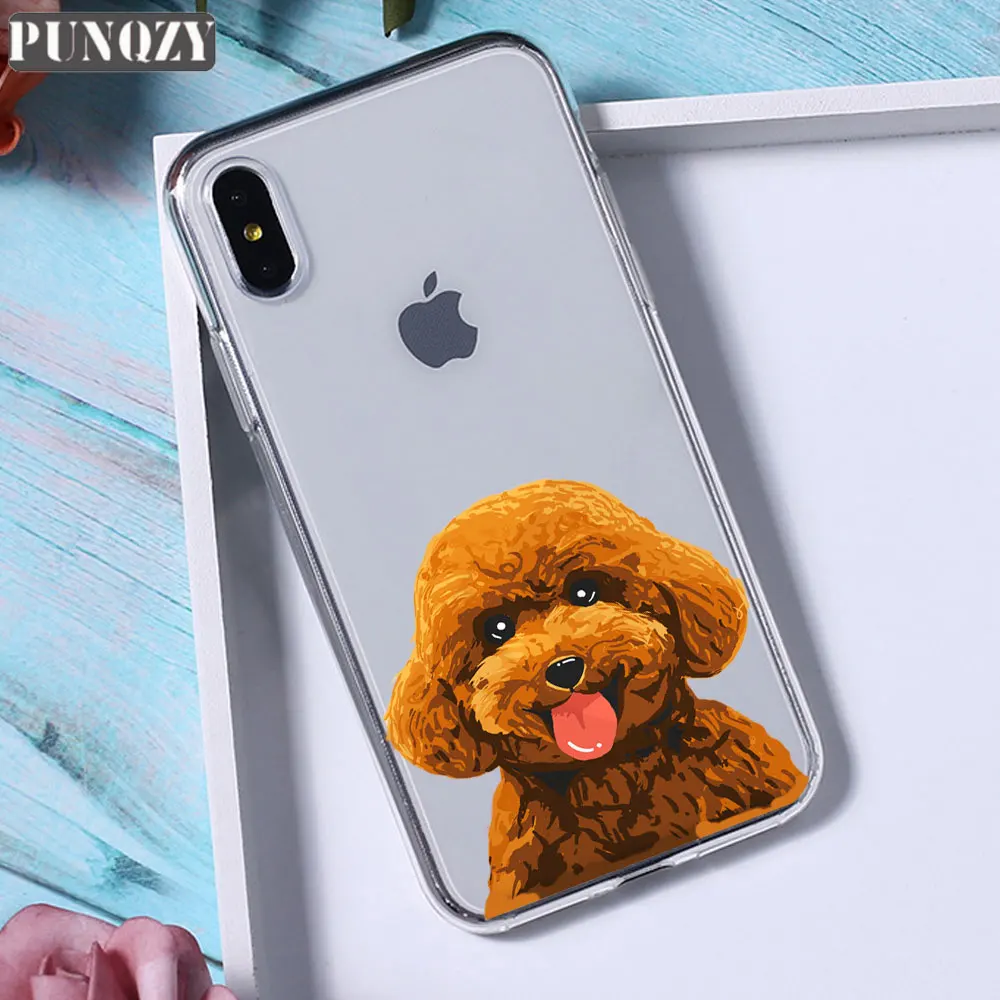 TPU D921 Забавный милый чехол для телефона с котом, собакой и животными для iPhone 11 pro max 5 SE 5 S 4S 6 6S 8 7 Plus X XR XS MAX прозрачный силиконовый чехол из ТПУ - Цвет: TPU D921