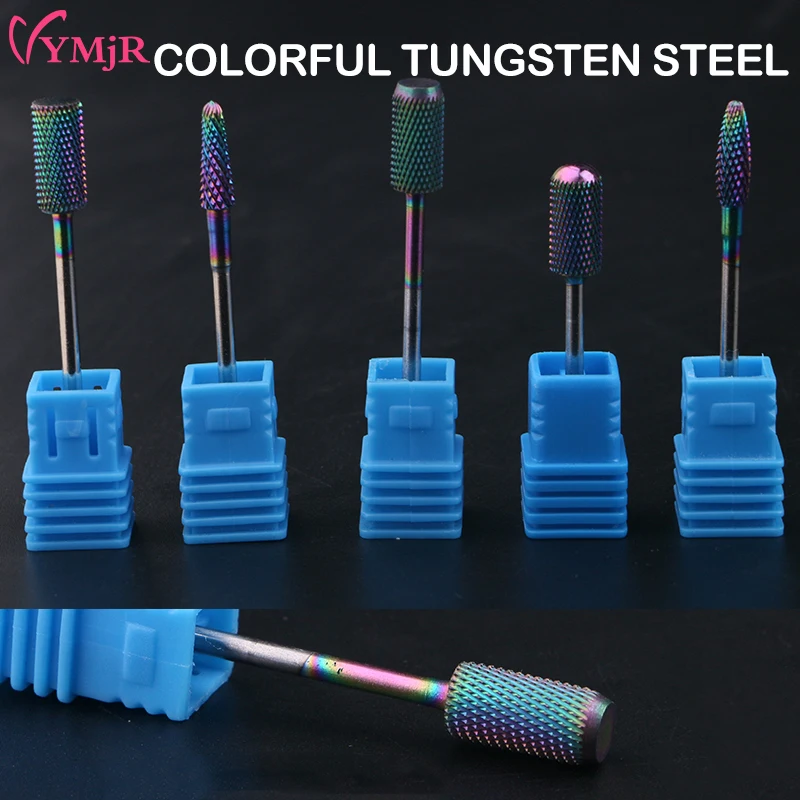 YMJR фреза для маникюра керамическая красочная Вольфрамовая сталь электрическая