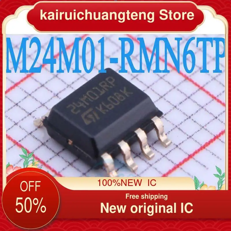 

10-200PCS M24M01-RMN6TP 24M01RP SOP8 nuevo original