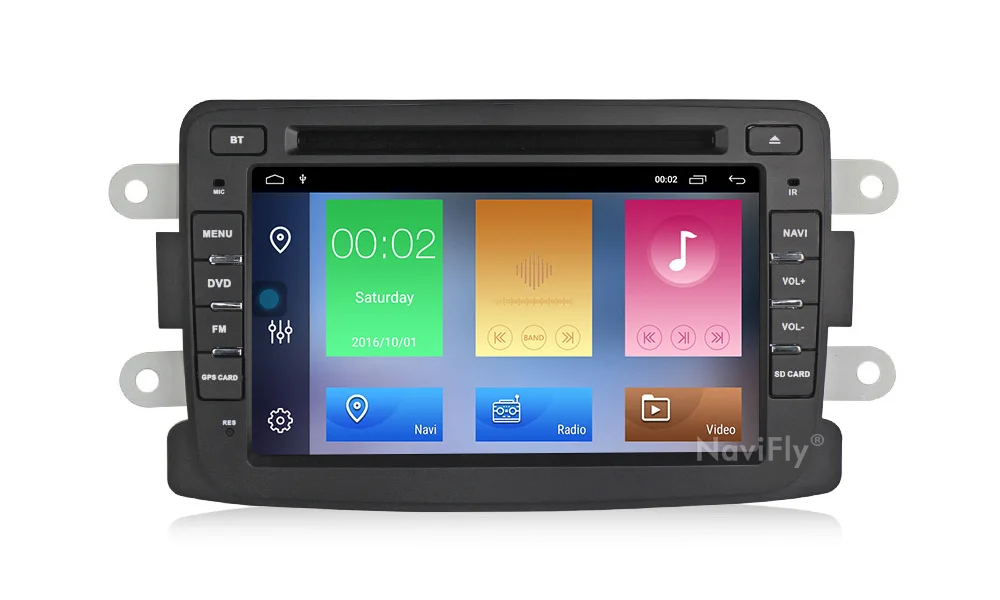 Navifly Русский Меню Android9.0 Android9.1 автомобильный Радио мультимедийный плеер для Dacia Sandero Duster Renault Captur Lada Xray2 Logan2