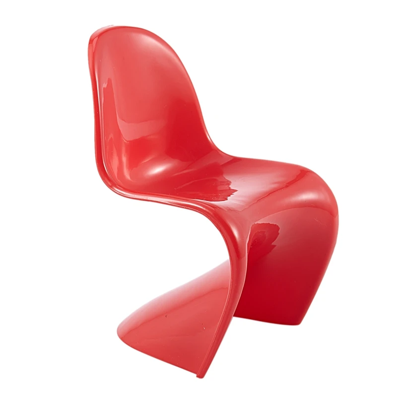 1/6 кукольный домик миниатюрная мебель пластик &quotS&quot форма стула