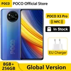 Смартфон POCO X3 Pro, глобальная версия дюйма, 8 ГБ, 256 ГБ, Snapdragon 860, 6,67 Гц, DotDisplay, 120 мА  ч, NFC, Quad AI камера, зарядка 33 Вт