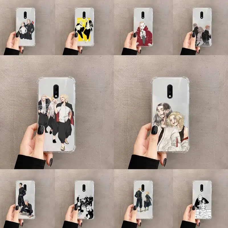 

Anime Tokyo Revengers Phone Case Transparent For OnePlus MEIZU MEITU M 7 8 9 16 17 T PRO XS moible bag