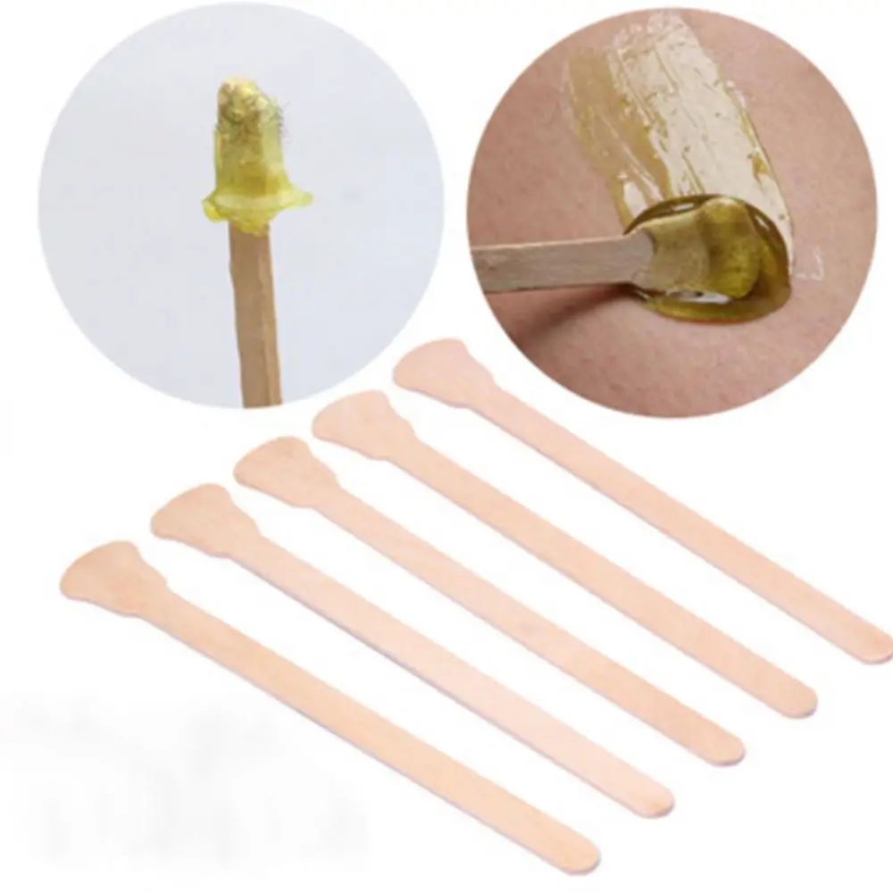 

10pcs/set Wax For Depilation Accessories Wooden Waxing Sticks Body Hair Removal Bamboo Sticks Applicator Spatula Skin Care Tools