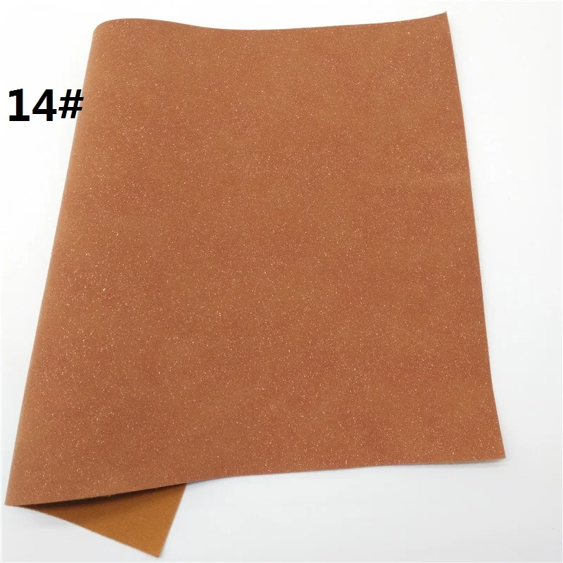 1 шт. 21X29 см Синтетическая кожа замша блестящая кожа ткань для DIY аксессуары Диван сумки и обувь 4S23 - Цвет: 14