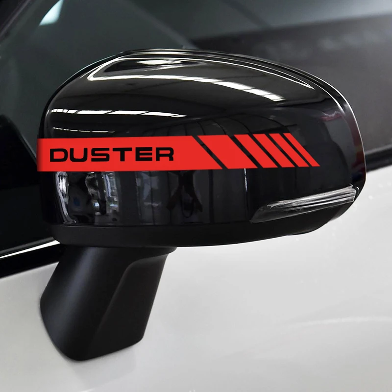 2 шт. Автомобильная наклейка на зеркало заднего вида s полоса для Dacia Duster 2010 2013 2020