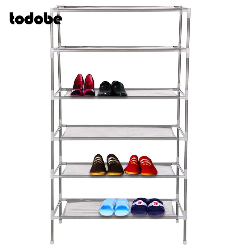 Многослойная простая полка для обуви легкая в установке хранения Женский