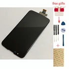 Сенсорный экран для LG K10, сенсорный экран, дигитайзер, сенсорное стекло, ЖК-дисплей, панель в сборе с рамкой, для LG K10, LTE, K430, K430DSK410, K420, K420n
