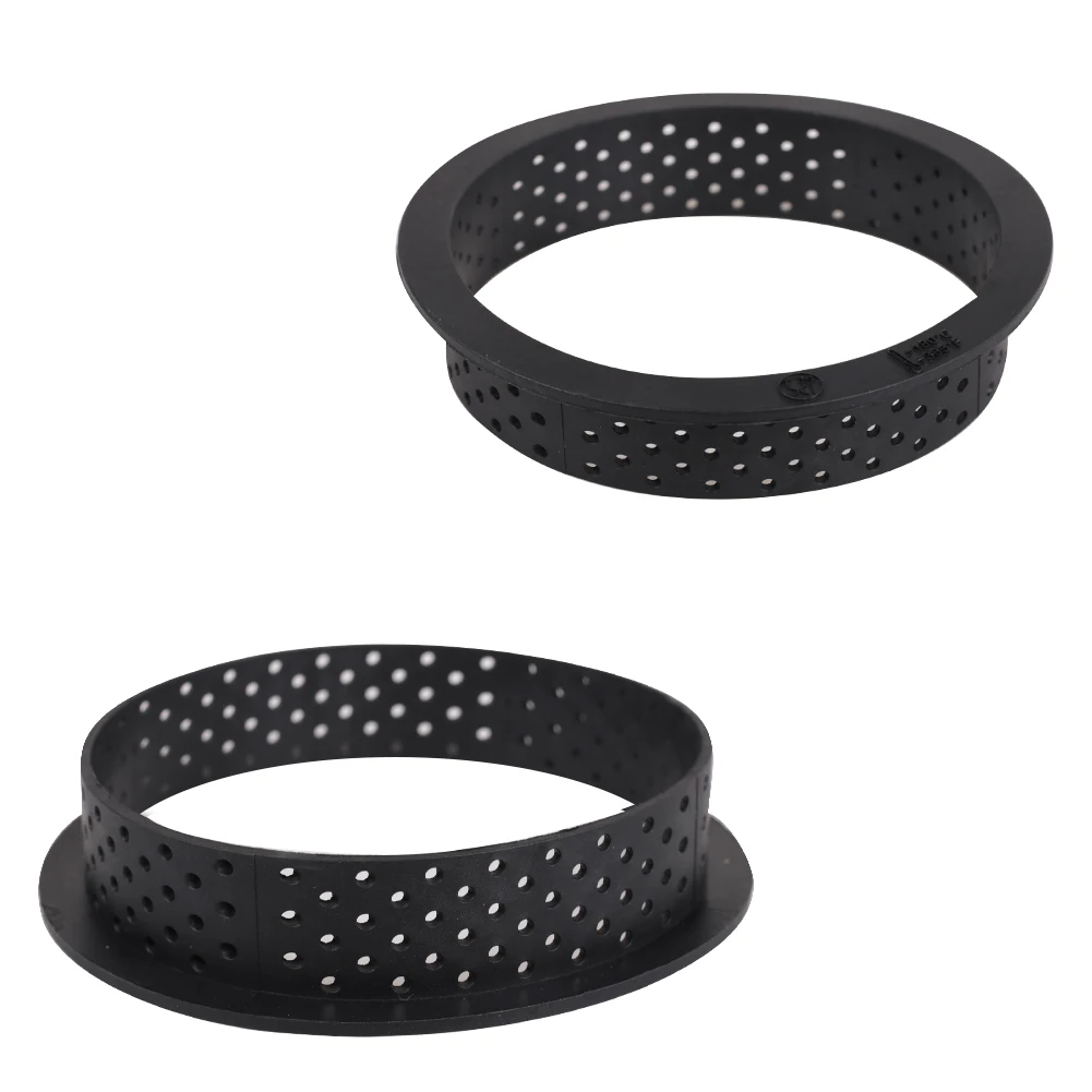 

8Pcs Round Shape Mousse Circle Cutter Decorating Tool French Dessert DIY Cake Mold Perforated Ring Non Stick Bakeware Tart Tool