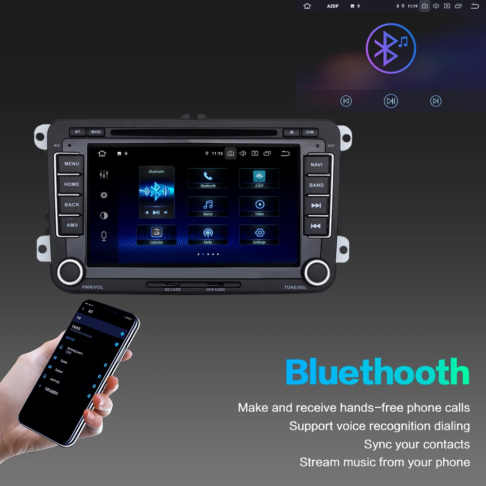 Android 10 0 автомобильное радио для VW Passat Golf SCIROCCO JETT DVD плеер 2 Din мультимедиа DSP HD экран