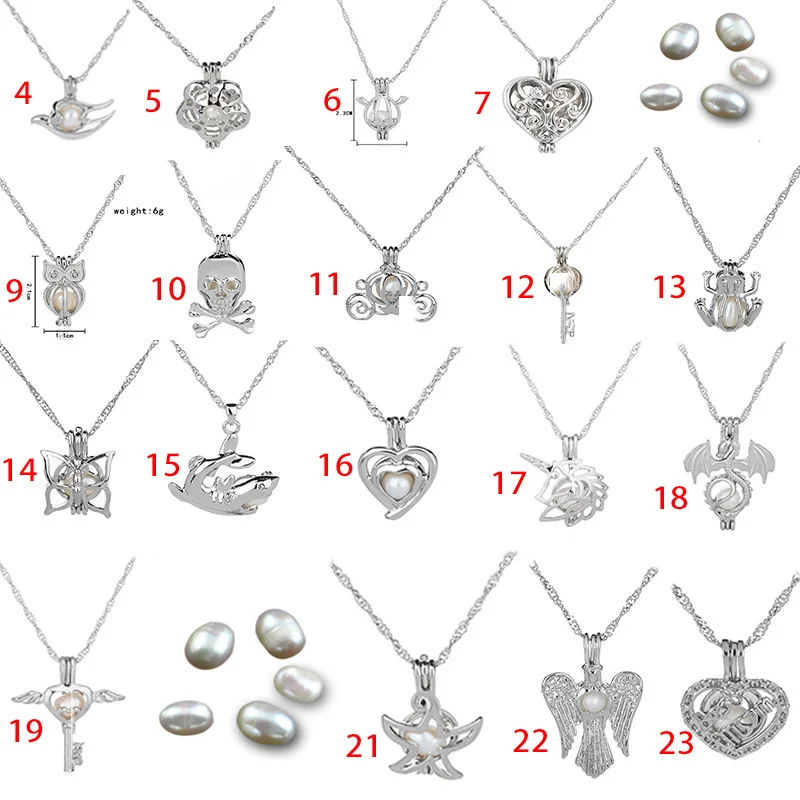 Fashion Pearl Cage Locket Pendant Jewelry Findings Essential Oil Diffuser For Oyster Women Gits Dropshipping | Украшения и