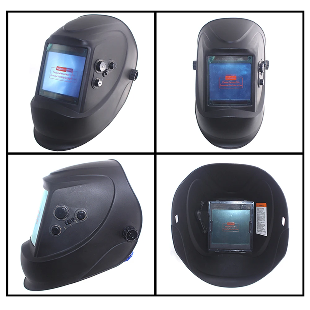 

Solar Automatic Dimming Welding Mask Welder Helmet Arc Welding Helmet Protective Welder Mask Viewing Area 100x93mm Welding Mask
