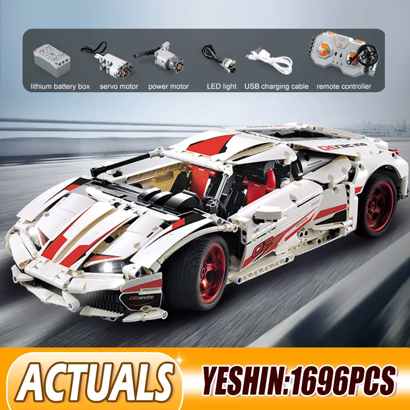 DHL 20086 Technic Машинки Игрушки RC автомобиль Lamborghinis Huracan LP610 Супер гоночный автомобиль строительные блоки кирпичи детские игрушки подарок на день рождения