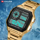 Часы PANARS мужские наручные цифровые в спортивном стиле, многофункциональные водонепроницаемые, для фитнеса, с таймером и будильником