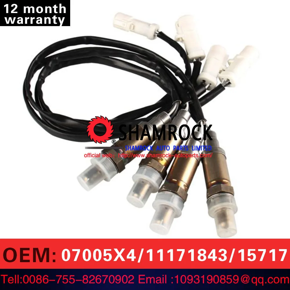 

Lambda oxgen sensor O2 Sensor s fo 1990-2010 Crown/1990-2005 Explorer/Victoria/1990-2011 Town Car OEM 07005X4/11171843/15717 4 шт.