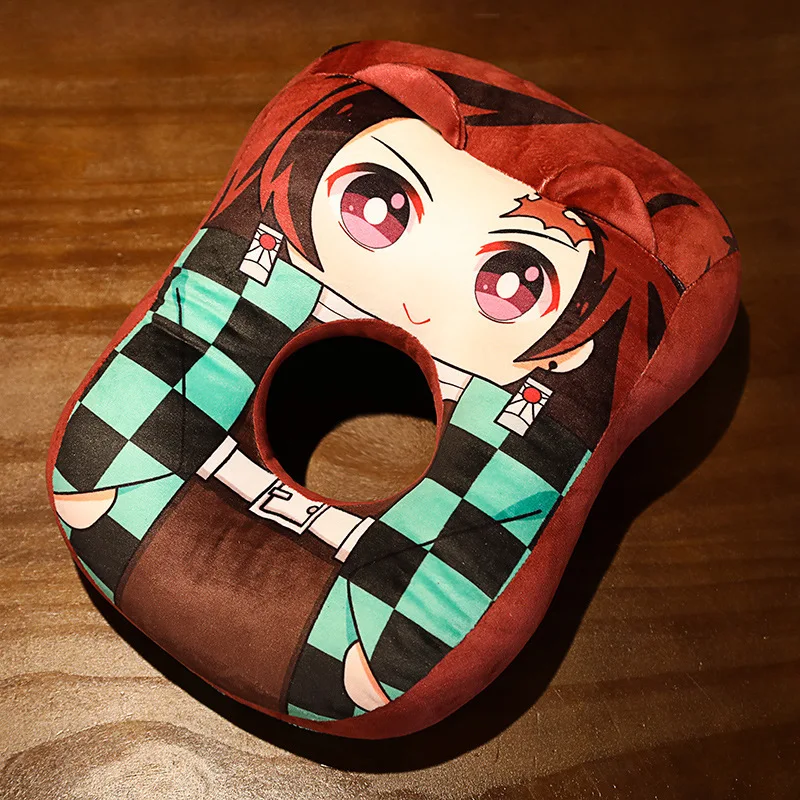 

Japan Sleeping Pillow Demon Slayer Gift Kimetsu No Agatsuma Zenitsu Cosplay Cute Plush Dolls Figure Pillow Super Soft Doll Xmas