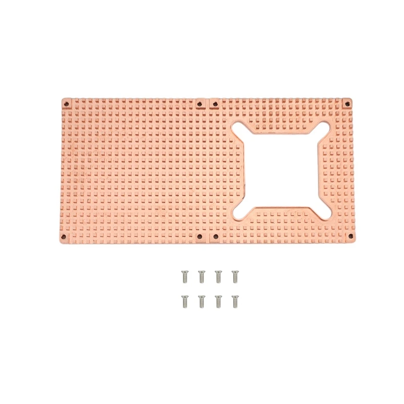 

Радиатор из чистой меди для RTX 3060 3080 3090, графическая карта памяти, вспомогательный радиатор 90x мм