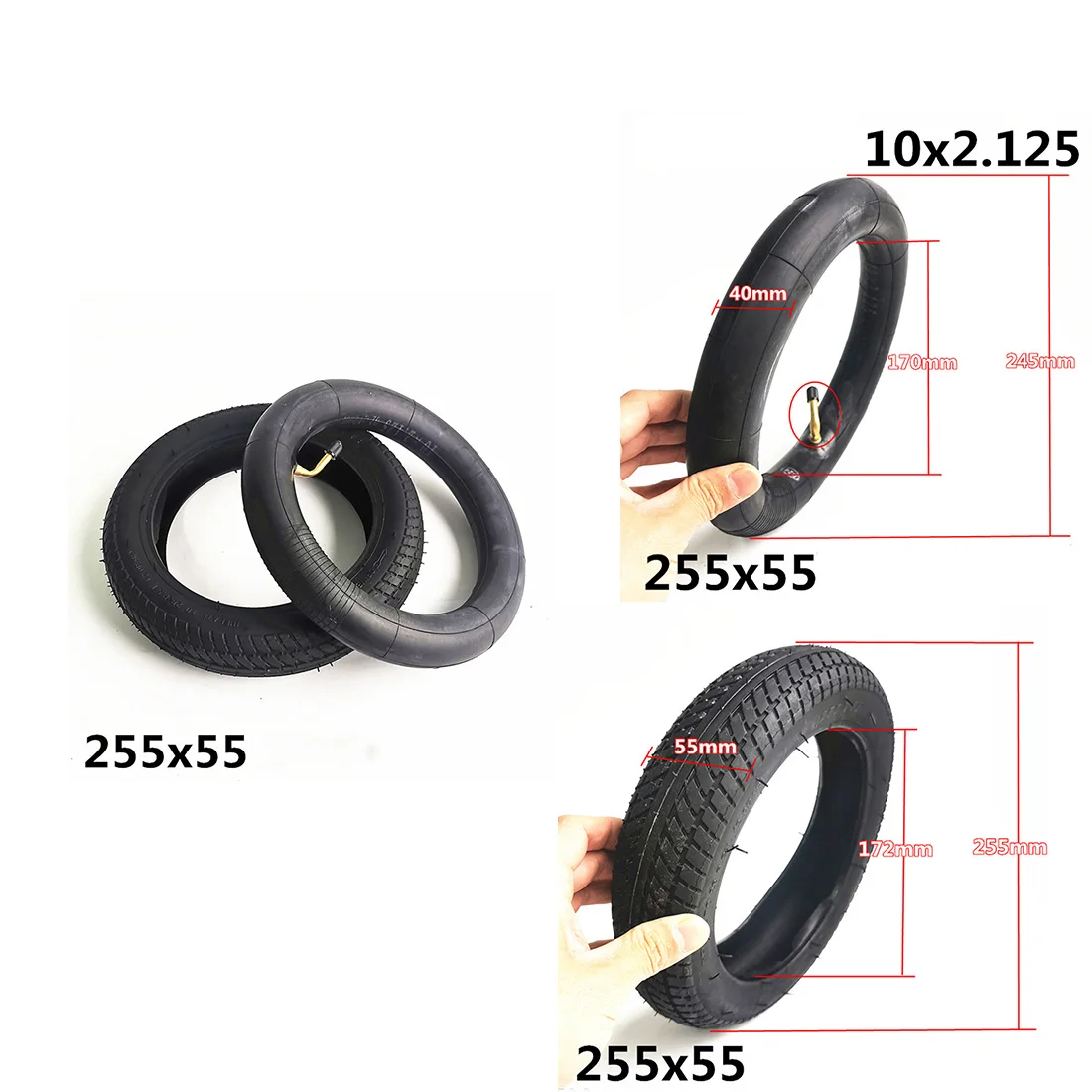 

Outer Tire Accessories Bicycle Tires Children's Three-Wheeled Baby Hand Push High Quality Butyl Rubber Inner