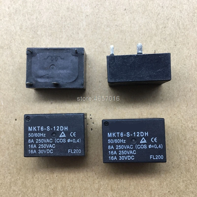 

10 шт./лот реле MKT6-S-12DH 7520-1A-12V-16A