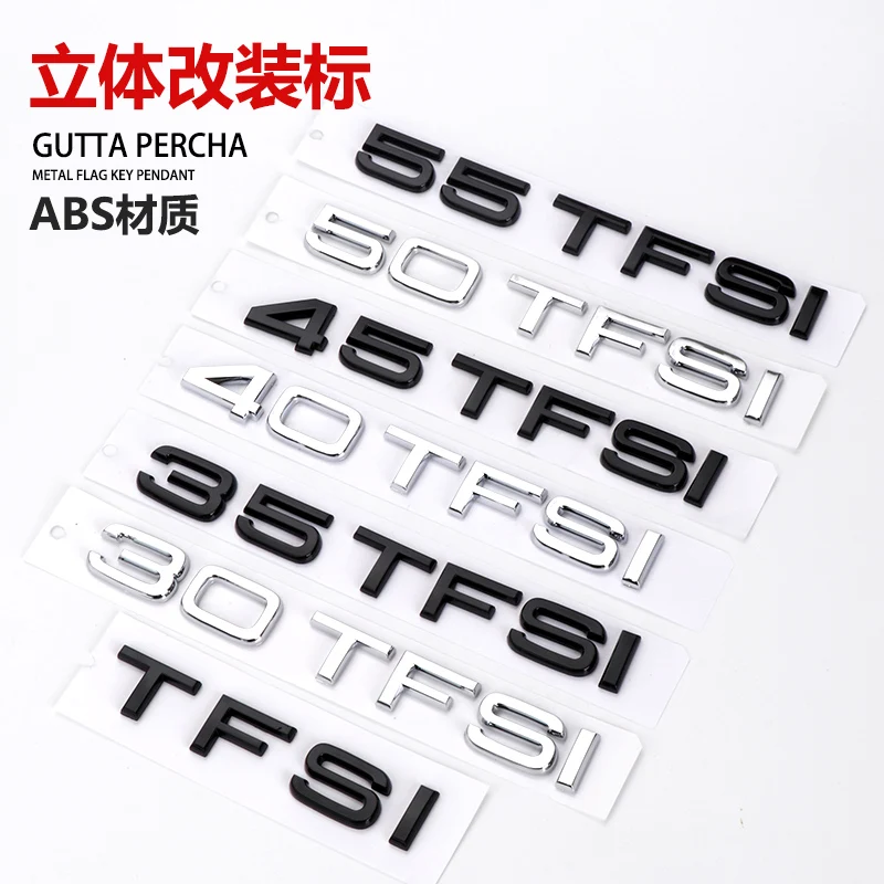 

Car Sticker Mudguard TFSI Emblem FOR Audi A3 A4 A6 A8 Q5 TT S3 S5 Accessories