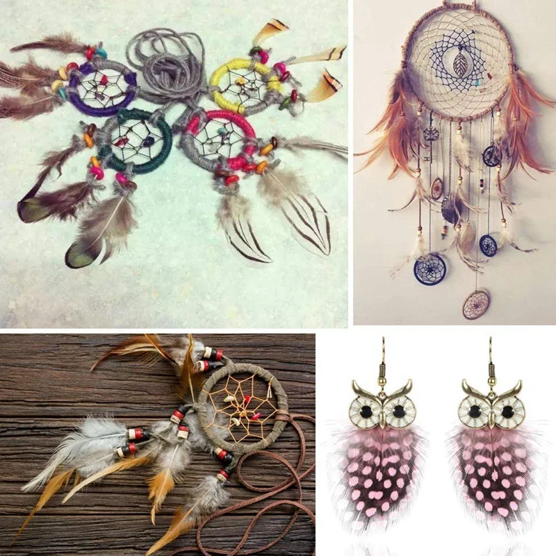 

Dream Catcher Making Kit,15 Pcs Metal Rings Hoops Macrame Ring Gold,m Cord for Dream Catcher Crafts Birthday Party