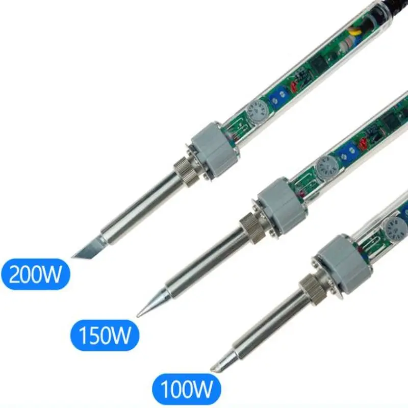 

100W 150W 200W High Power Temperature Adjusting Electric Iron Constant Temperature Soldering Iron Welding Tools