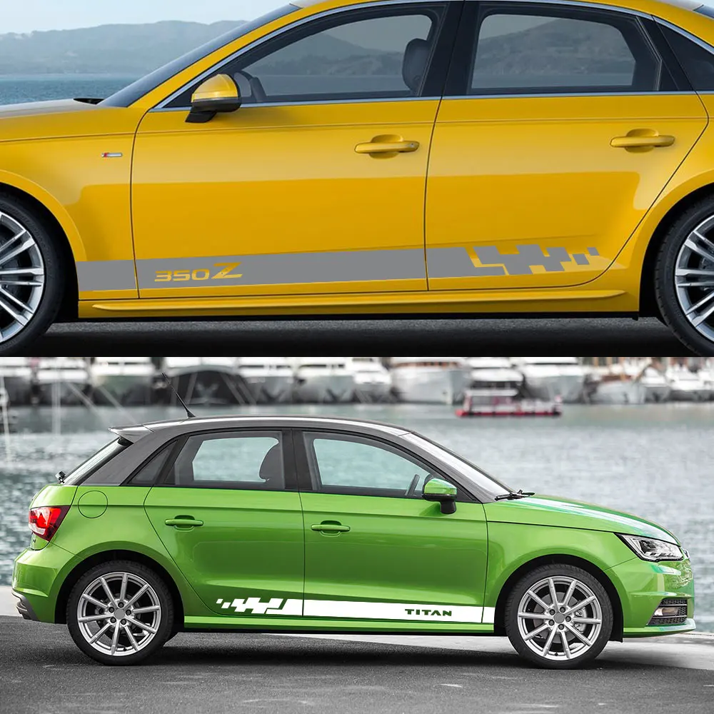 Наклейки на боковые двери Nissan Qashqai J10 J11 наклейки для Micra Juke Leaf 370Z Elgrand Kicks Livina Nv200 Navara